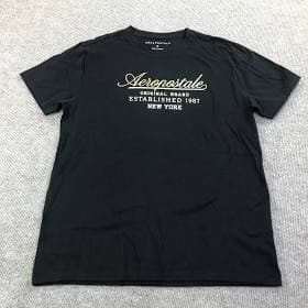 Aeropostale Men's Cotton Script Graphic Tee