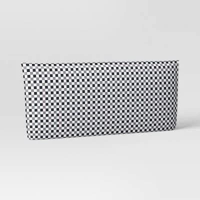 Threshold Full Teen French Seam Headboard Checkerboard