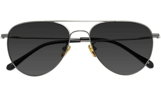 Hindley Classic Titanium Aviator Sunglasses