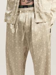 Palm Angels Monogram Allover Pants | REVERSIBLE