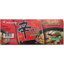 Nong Shim Shin Ramyun Spicy, 18 x