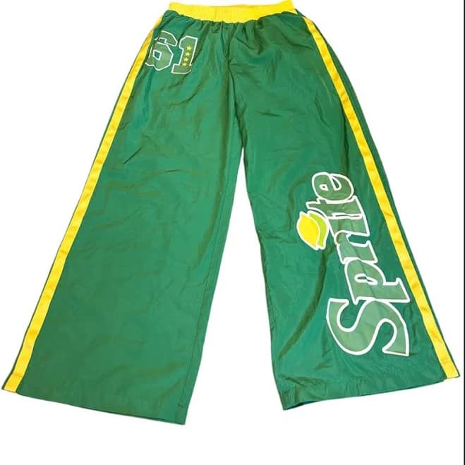 Vintage Y2K Wide Leg Track Pants