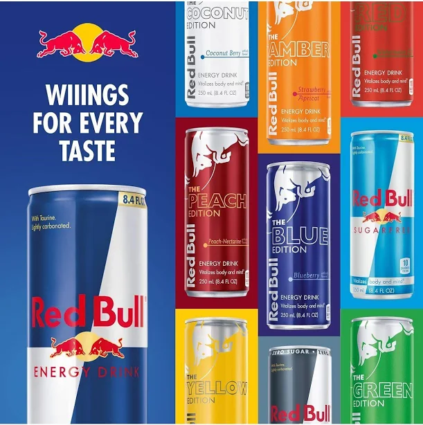 Red Bull Redbull Mixed Pack of 10