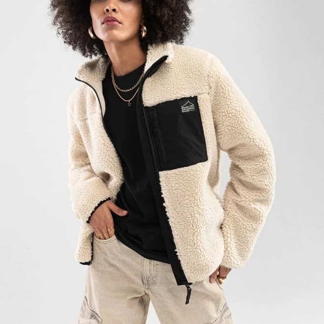 Levi-W Women's Sherpa Fleece Jacket