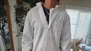 Amazon.com: VOGRYE Professional Lab Coat for Men Women Long Sleeve, White, Unisex XS : Clothing, Shoes & Jewelry