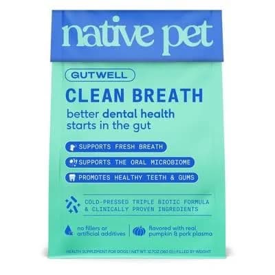 Native Pet GutWell Clean Breath Dog Breath Freshener