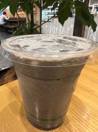 Iced Black Sesame Latte | Kinoko Deli