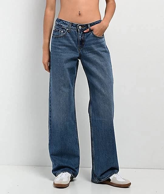 Levi's Low Loose Straight Leg Jeans