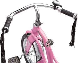 Schwinn Retro Pink Kids Tricycle - Steel Frame, Wood Deck & Mustache Bars | eBay