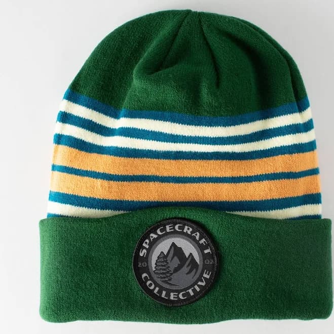 Spacecraft Striped Lotus Beanie