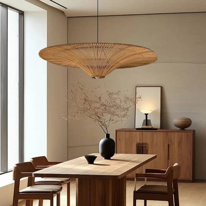 Lamppo Modern Rattan Pendant Light