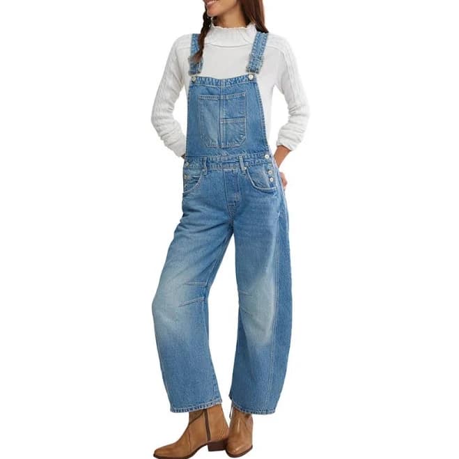 Free People Women's Good Luck Overalls