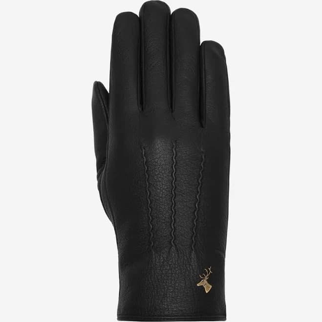 Black Leather Gloves Women