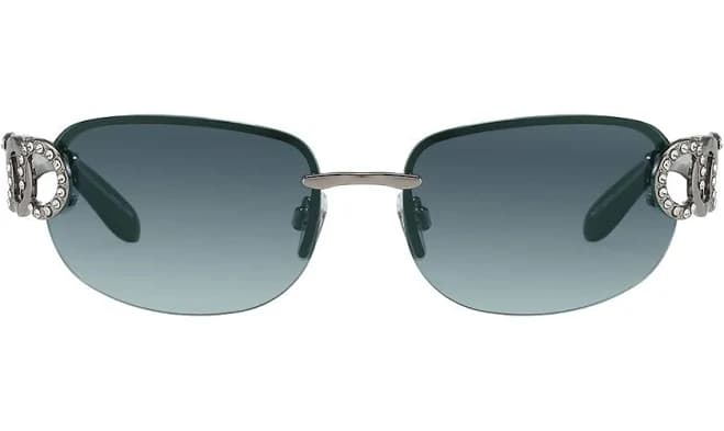 Piranha Women's Chloe Oval Semi-Rimless Sunglasses