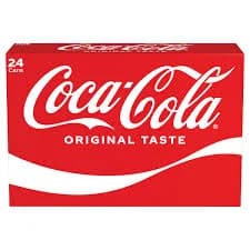 Get The World's Favorite Soft Drink, Coca Cola Original, In A Pack Of 24 X 330ml Cans. Enjoy The Great Taste Of Coke With Natural Flavors And No Added