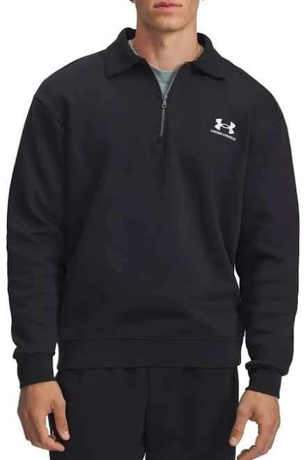 Men's Under Armour Icon Fleece Collared 1/4 Zip Sweatshirt