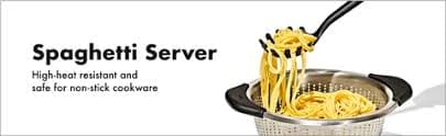 OXO Softworks 13" Nylon Spaghetti Server, Black - Walmart.com