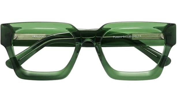 Thick Geek-Chic Acetate Geometric Glasses