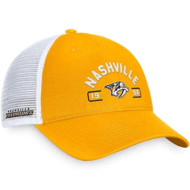 Fanatics Men's Nashville Predators Free Kick Trucker Adjustable Hat