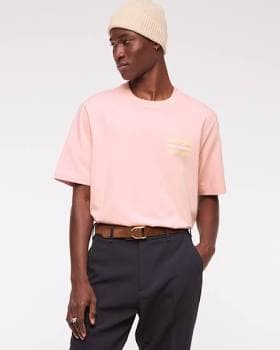 Abercrombie & Fitch Men's Vol.28 Premium Heavyweight Graphic Tee