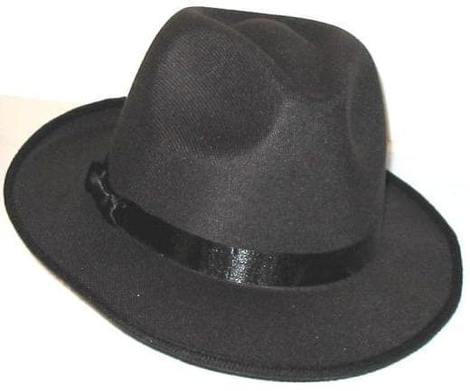 Michael Jackson Black Fedora Hat - Billie Jean New!