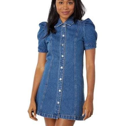 [BLANKNYC Women's] Puff Sleeve Mini Dress