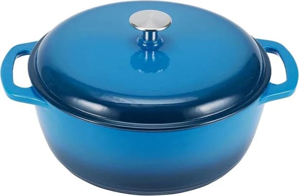 Amazon Basics Enameled Cast Iron Dutch Oven