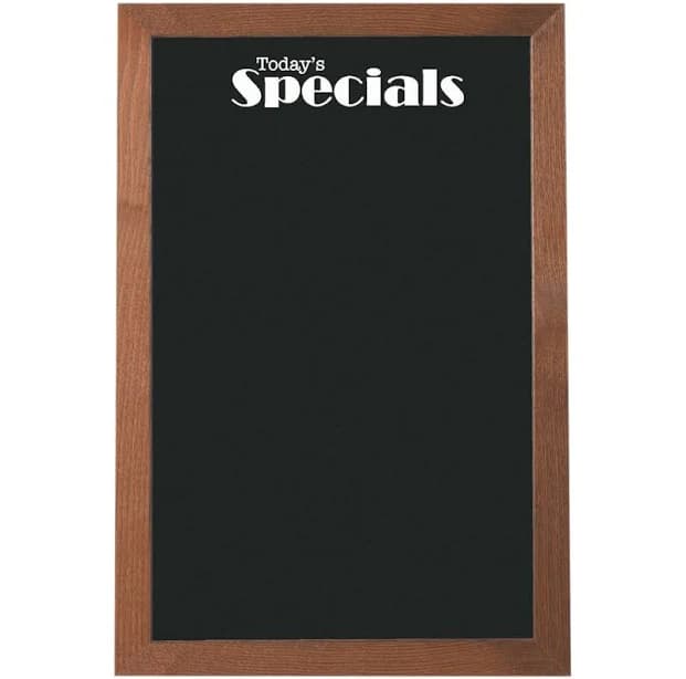 Aarco Deluxe Menu Board OBKGB3624S