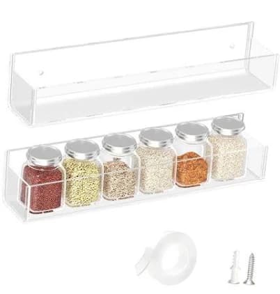 Hyke Adhesive Acrylic Spice Rack