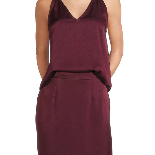 Marella Carso V-Neck Camisole Satin Top