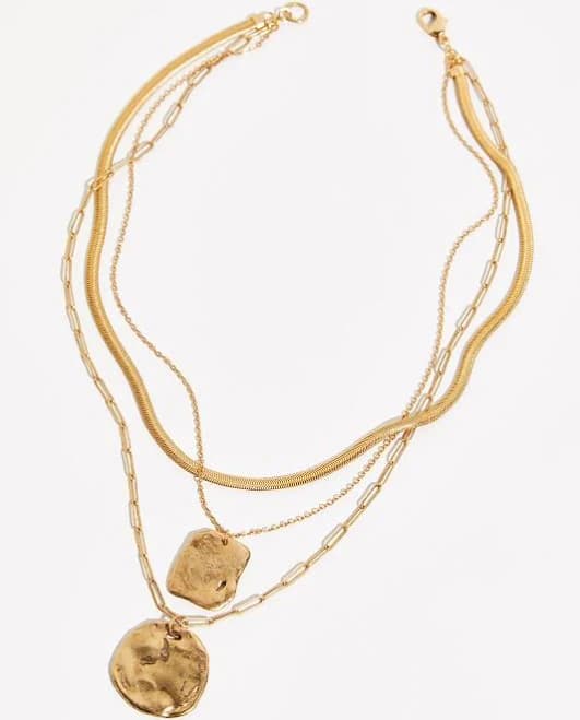 Free People Oversized Coin Necklace