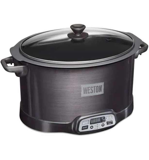 Weston 2-in-1 Indoor Electric Smoker and Programmable Slow Cooker