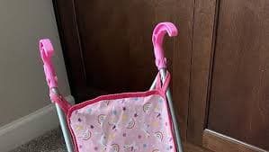 Amazon.com: Dream Collection, Doll Stroller - Metal Fold Up and Down Umbrella Stroller for Realistic Pretend Play, Pink - 23” : Toys & Games