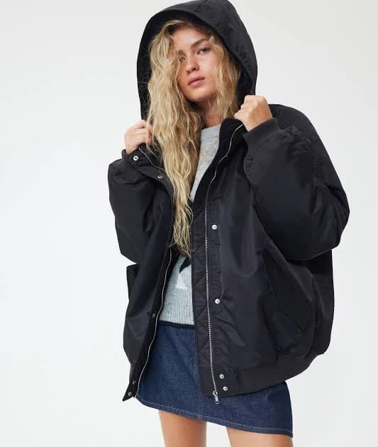 H&M Ladies Oversized Bomber Jacket