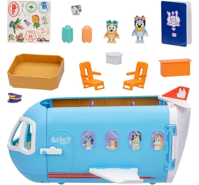 Bluey 3-In-1 Airplane Playset