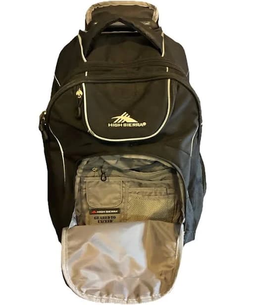 High Sierra Freewheel Rolling Backpack