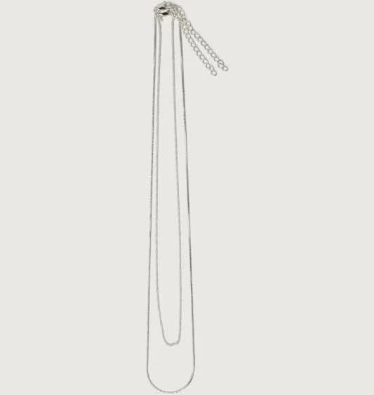 Oak + Fort Minimal Layered Chain Necklace