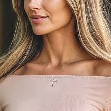 C. 1990 Vintage 1.15 ct. t.w. Diamond Cross Pendant Necklace in 14kt White Gold. 16" | Ross Simons