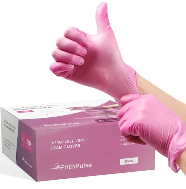 FifthPulse Vinyl Exam Gloves