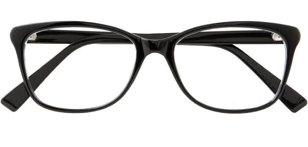 Women's Ecv Alice | Cat-Eye Glasses | Black Plastic Frames | Canny Vision Glasses
