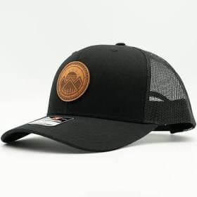 Modern Mountains Leather Patch Hat