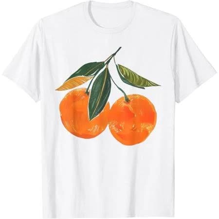 Vintage Orange Fruit T-Shirt