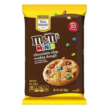 1x Nestle Toll House Mm's Minis Cookie Dough