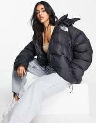 The North Face Acamarachi oversized puffer jacket in black Exclusive at ASOS | ASOS