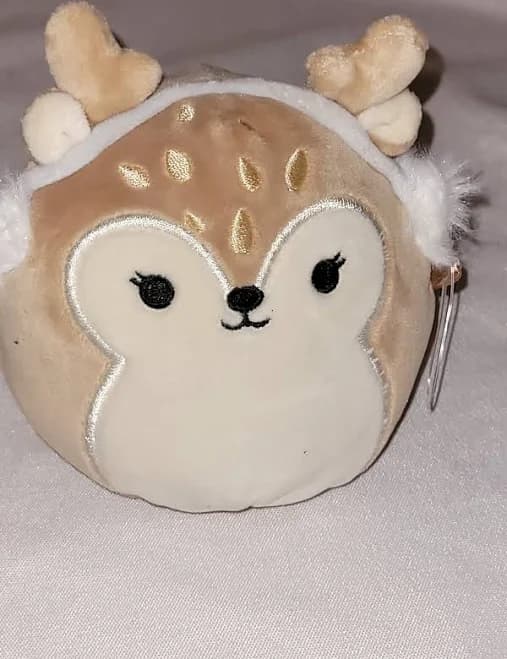 Squishmallows 2023 Holiday Dawn the Deer 4-Inch Plush