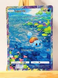 Squirtle - Genetic Apex - Pokemon Pocket FANMADE Full Alt Art Illustration HOLO