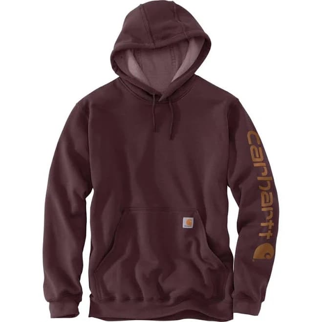 Carhartt Men's Loose Fit Midweight Logo Sleeve Graphic Sweatshirt