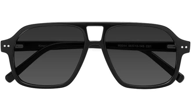 Grandpa Oversized Aviator Tinted Sunglasses Sunwear Lenses