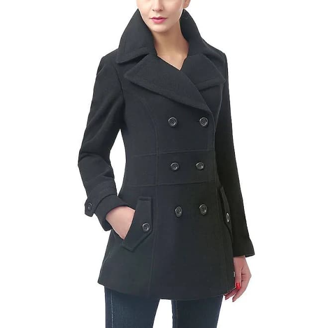 BGSD Women Joann Wool Pea Coat