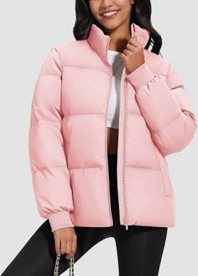 Women's Quilted Down Warm Water Resistant Puffer Jacket